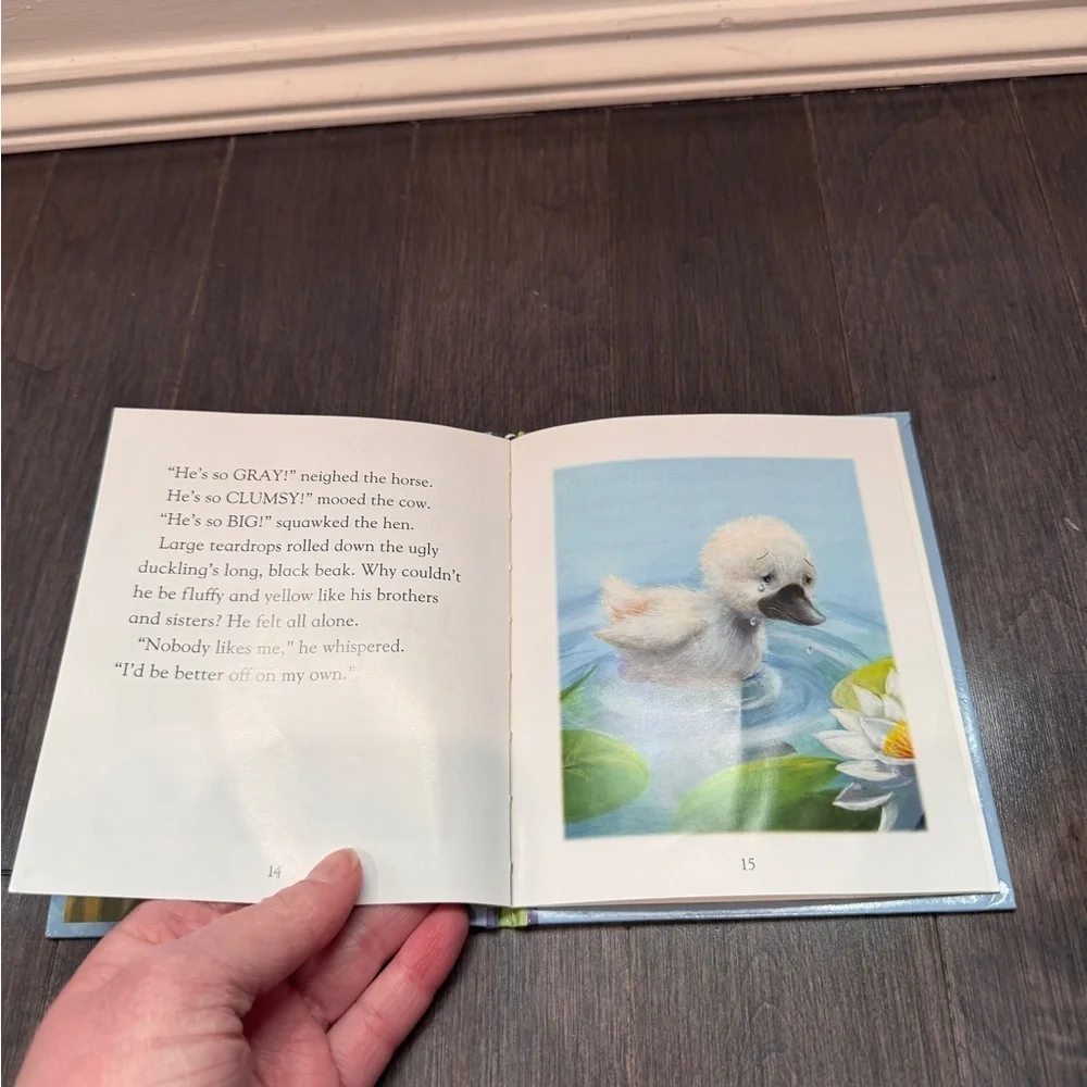 Bedtime Stories: The Ugly Duckling Hardcover Reading Book for Kids Toddlers